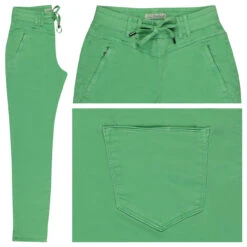 Red Button Tessy Jogpants Ankle Baumwollhose Light Green