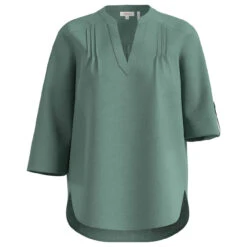 S.Oliver Damen 3/4 Arm Bluse Ocean Green