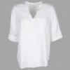 S.Oliver Damen 3/4 Arm Bluse White 1 S.Oliver Damen 3/4 Arm Bluse White -Wellensteyn Shop s oliver bluse weiss 0100