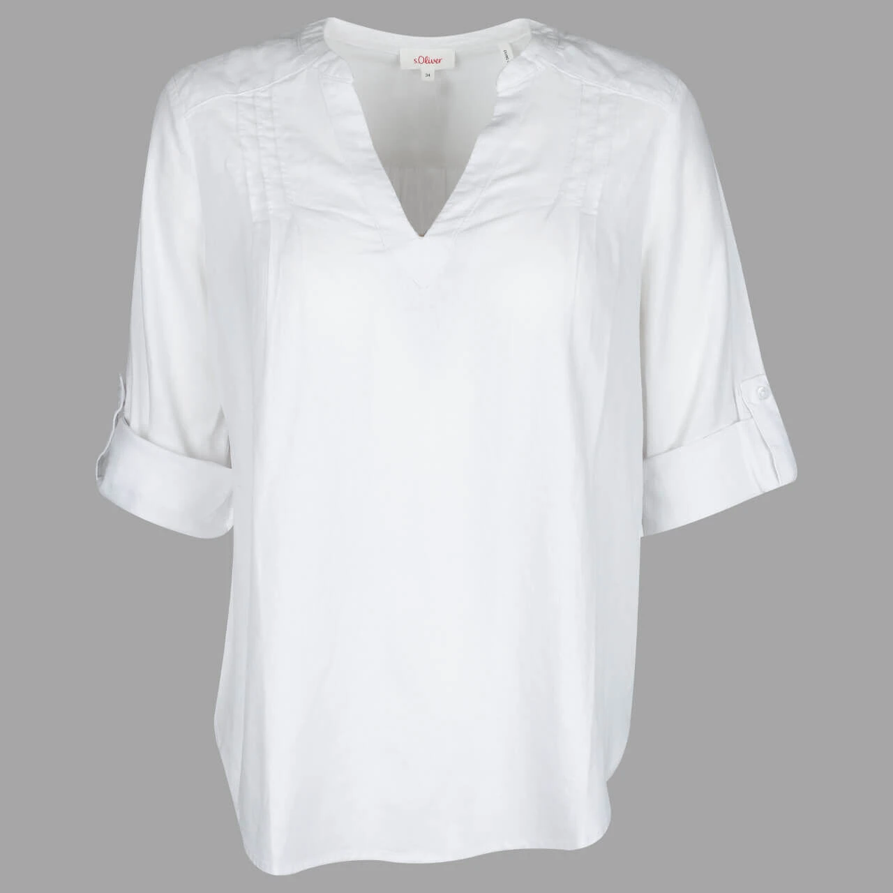 S.Oliver Damen 3/4 Arm Bluse White 3 S.Oliver Damen 3/4 Arm Bluse White