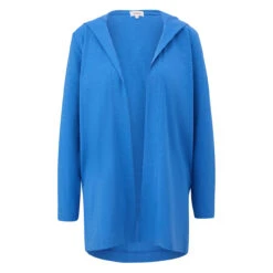 S.Oliver Damen Hoodie Shirtjacke Blue Melange
