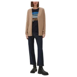 S.Oliver Damen Strickjacke Dark Oat Melange -Wellensteyn Shop s oliver cardigan braun 83w0 model