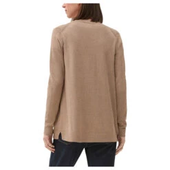 S.Oliver Damen Strickjacke Dark Oat Melange -Wellensteyn Shop s oliver cardigan braun 83w0 model hinten