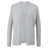 S.Oliver Damen Strickjacke Light Grey Melange -Wellensteyn Shop s oliver cardigan grau 9400 ansicht