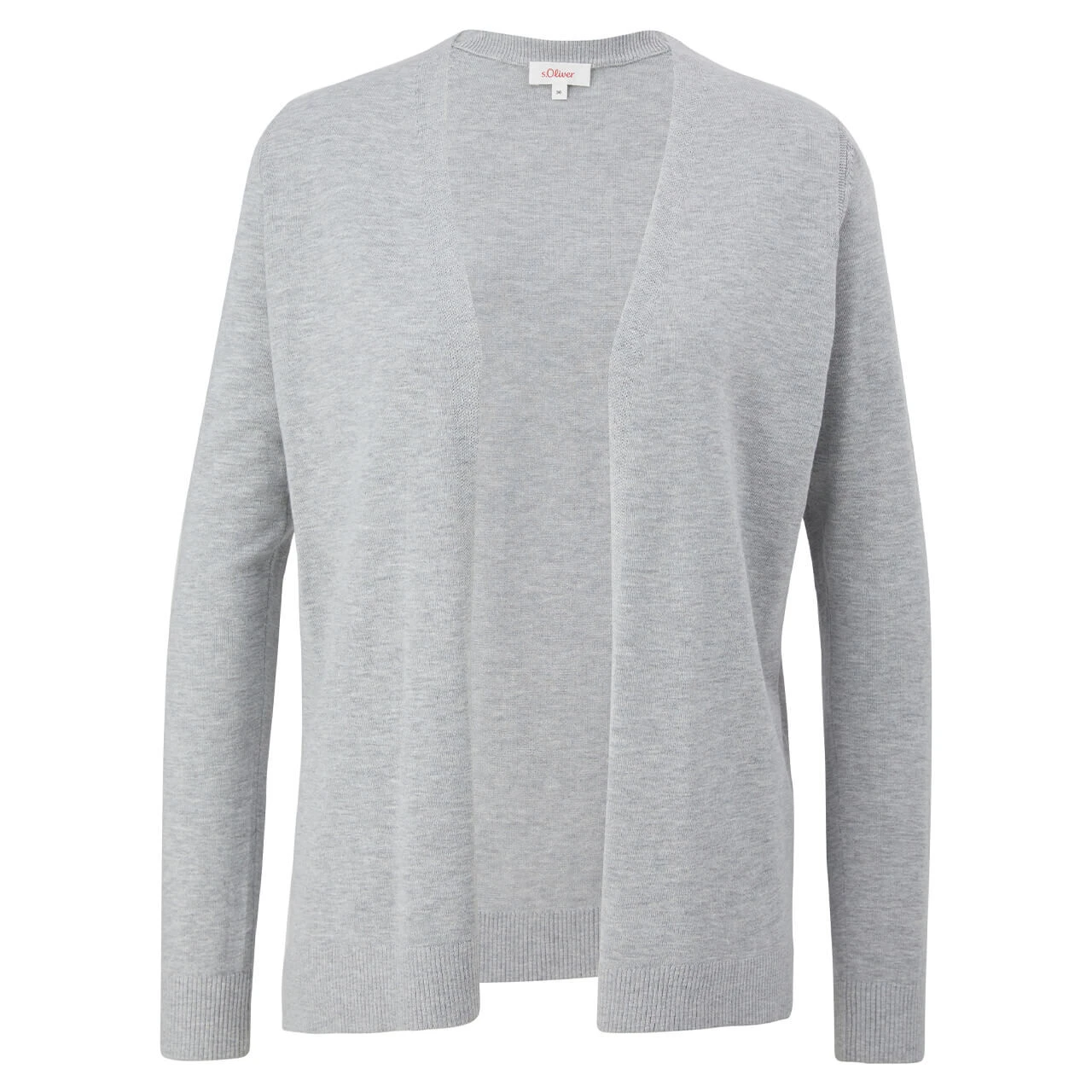 S.Oliver Damen Strickjacke Light Grey Melange 3 S.Oliver Damen Strickjacke Light Grey Melange