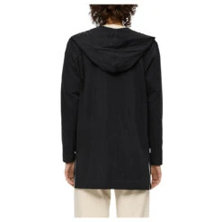 S.Oliver Damen Hoodie Shirtjacke Black Melange -Wellensteyn Shop s oliver cardigan schwarz 9999 model hinten