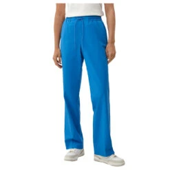 S.Oliver Damen Chino Jogpants Ocean Blue -Wellensteyn Shop s oliver jeans blau 5520 ansicht front
