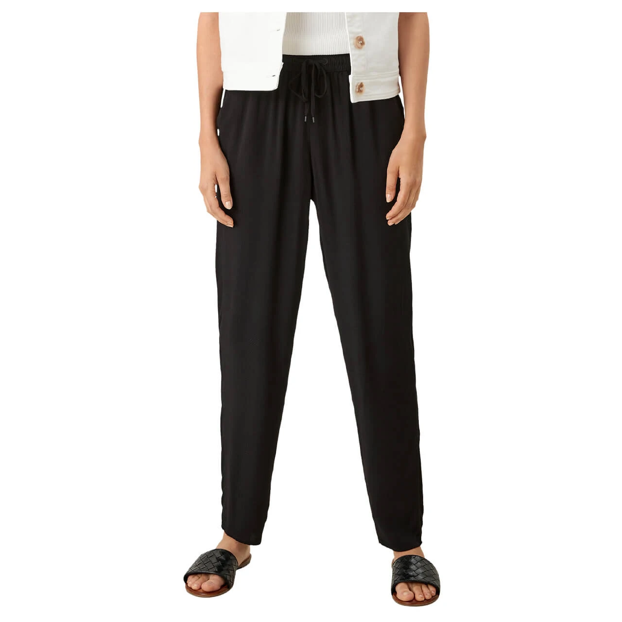 S.Oliver Damen Ankle Hose Black Structure 5 S.Oliver Damen Ankle Hose Black Structure – Bild 3