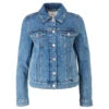 S.Oliver Damen Jeansjacke Middle Blue Denim Stretch -Wellensteyn Shop s oliver jeans jacke blau 54z6