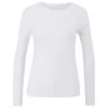 S.Oliver Damen Langarm Shirt Shiny White -Wellensteyn Shop s oliver langarmshirt weiss 0100