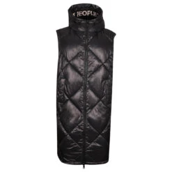 S.Oliver Damen Long Weste Deep Black