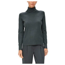 Wellensteyn Shop -Wellensteyn Shop s oliver pullover gruen 7909 model detail vorne