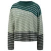 S.Oliver Damen Pullover Blue Green Stripes -Wellensteyn Shop s oliver pullover petrol streifen 67x1 1