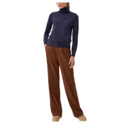 S.Oliver Damen Rollkragen Pullover Basic Navy -Wellensteyn Shop s oliver rollkragenpullover blau 5959 vorne