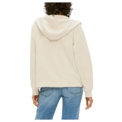 S.Oliver Damen Hoodie Sweatjacke Creme Beige 8 S.Oliver Damen Hoodie Sweatjacke Creme Beige -Wellensteyn Shop s oliver sweatshirt jacke beige 8105 model hinten