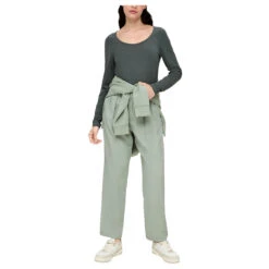 S.Oliver Damen Langarm Shirt Dark Khaki -Wellensteyn Shop s oliver t shirt gruen 7909 vorne