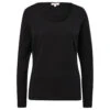S.Oliver Damen Langarm Shirt Deep Black -Wellensteyn Shop s oliver t shirt schwarz 9999