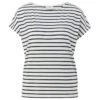 S.Oliver Damen T-Shirt White Stripes 2 S.Oliver Damen T-Shirt White Stripes -Wellensteyn Shop s oliver top blau 02h2
