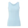 S.Oliver Damen Top Light Blue -Wellensteyn Shop s oliver top blau 5081 ansicht