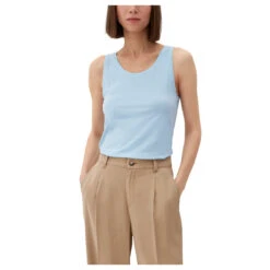 S.Oliver Damen Top Light Blue 7 S.Oliver Damen Top Light Blue -Wellensteyn Shop s oliver top blau 5081 ansicht vorne
