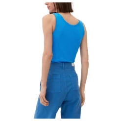 S.Oliver Damen Top Royal Blue -Wellensteyn Shop s oliver top blau 5520 ansicht hinten
