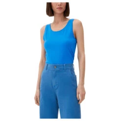 S.Oliver Damen Top Royal Blue -Wellensteyn Shop s oliver top blau 5520 ansicht vorne