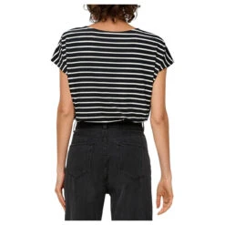 S.Oliver Damen T-Shirt Black Stripes 8 S.Oliver Damen T-Shirt Black Stripes -Wellensteyn Shop s oliver top schwarz 99h2 model hinten