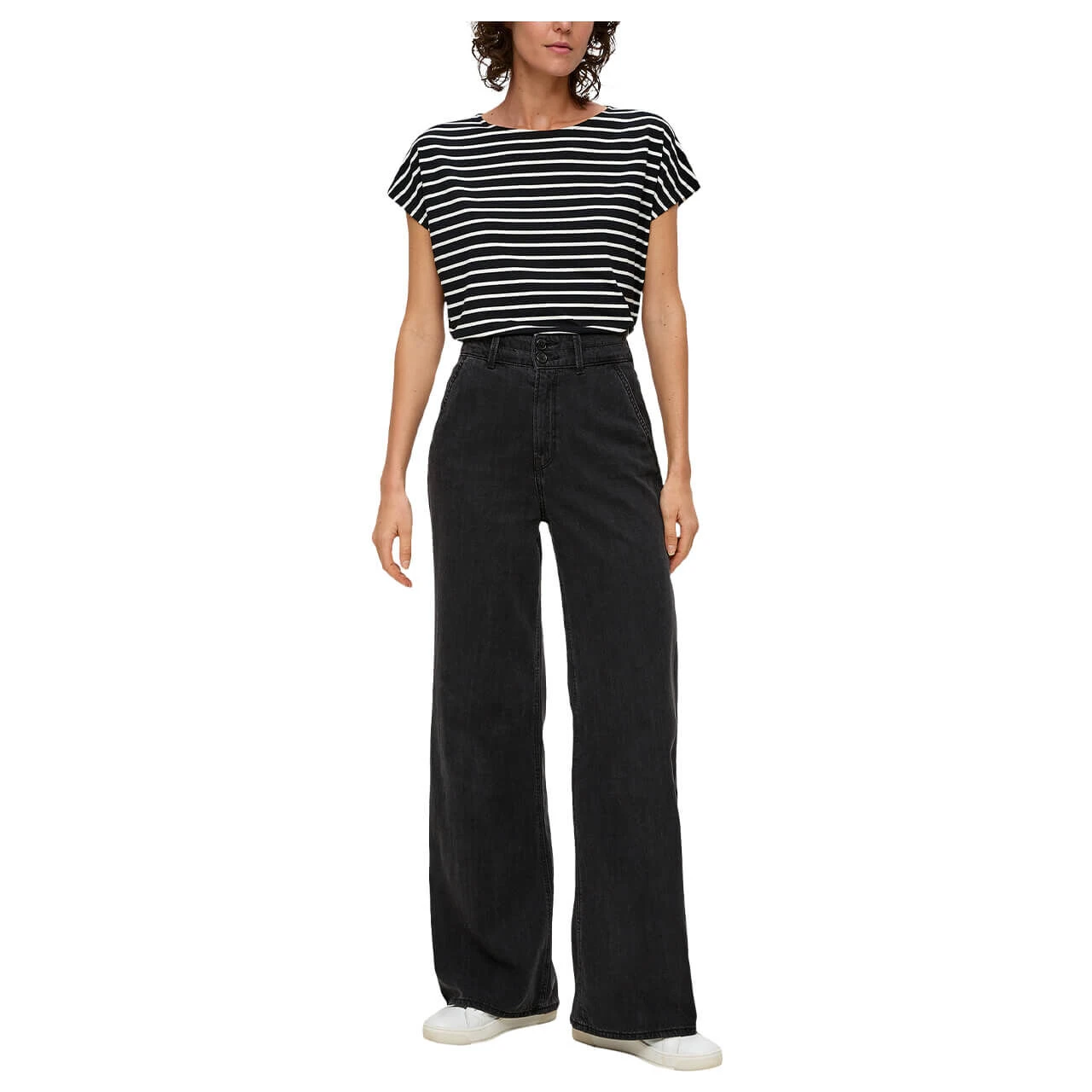 S.Oliver Damen T-Shirt Black Stripes 6 S.Oliver Damen T-Shirt Black Stripes – Bild 4