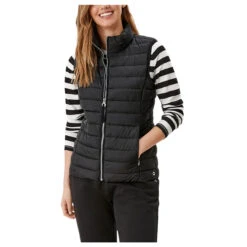 S.Oliver Damen Weste Black -Wellensteyn Shop s oliver weste schwarz 9999 model
