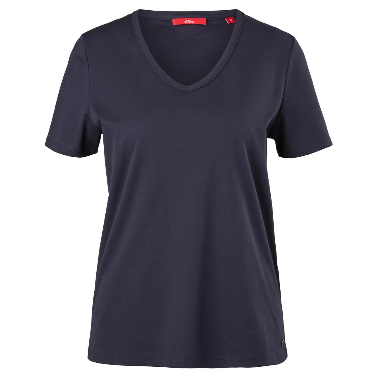 S.Oliver Damen T-Shirt Navy Basic 3 S.Oliver Damen T-Shirt Navy Basic