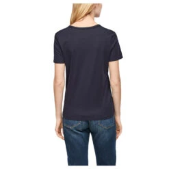 S.Oliver Damen T-Shirt Navy Basic 6 S.Oliver Damen T-Shirt Navy Basic -Wellensteyn Shop soliver tshirt dark blue 5959 hinten