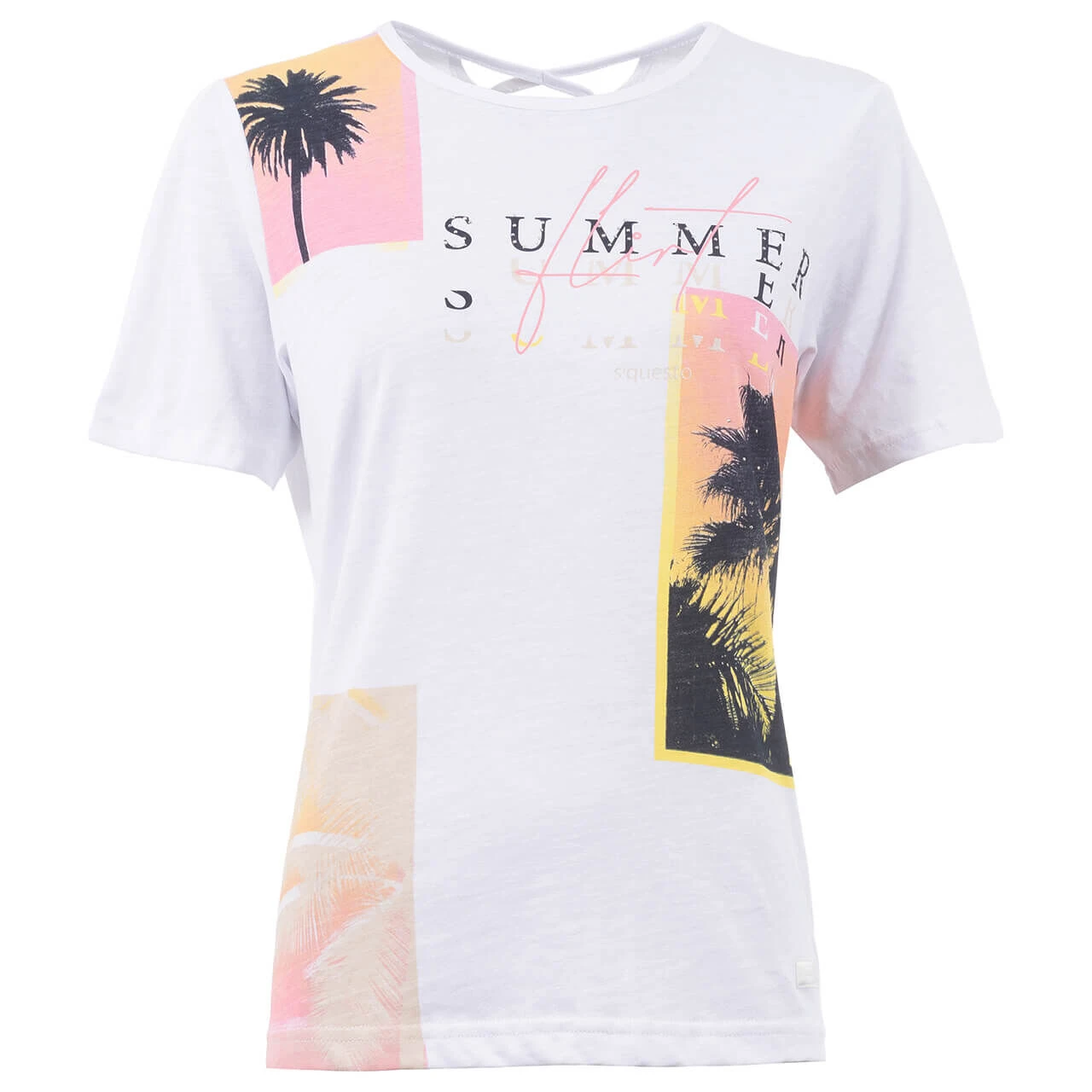 Soquesto Damen T-Shirt Coconut Palms 3 Soquesto Damen T-Shirt Coconut Palms