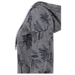 Soquesto Damen Hoodie Sweatjacke Navy Flowers -Wellensteyn Shop soquesto sweatjacke navy 2800 detail seite