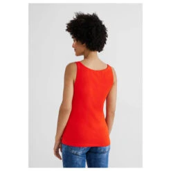 Street One Anni Top Juicy Mandarine -Wellensteyn Shop street one anni top orange 14695 hinten