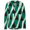 Street One Damen Langarm Bluse Bamika Fresh Green -Wellensteyn Shop street one bamika print gruen 35376
