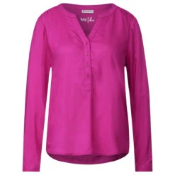 Street One Damen Langarm Bluse Bamika Bright Cozy Pink