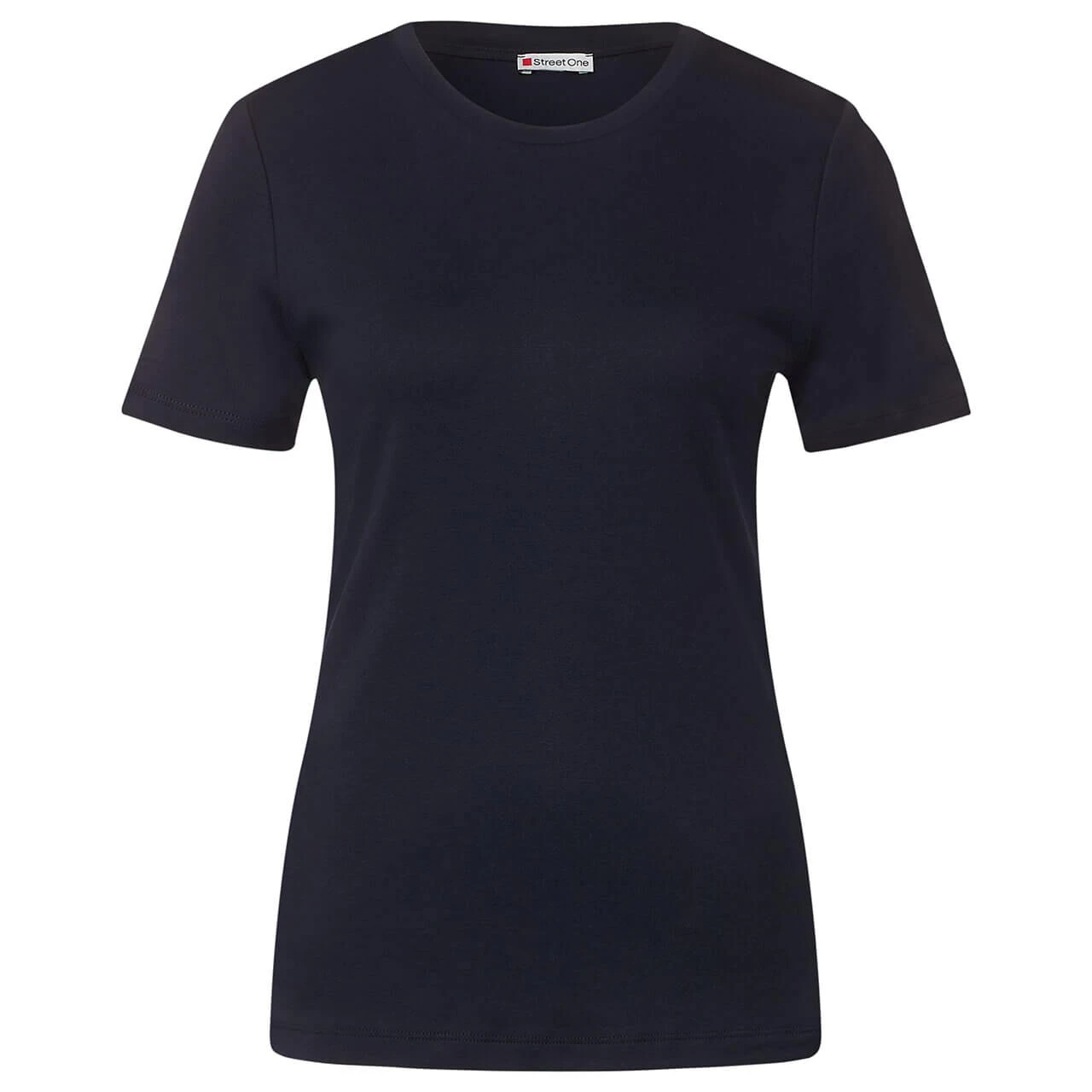 Street One Basic Interlock T-Shirt Deep Blue 3 Street One Basic Interlock T-Shirt Deep Blue