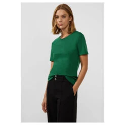 Street One Basic Interlock T-Shirt Gentle Green 8 Street One Basic Interlock T-Shirt Gentle Green -Wellensteyn Shop street one basic interlock shirt gruen 15245 ansicht model vorn