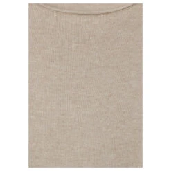 Street One Damen Pullover Basic U-Boat Sweater Sand Melange -Wellensteyn Shop street one basic u boat sweate pullover beige 15379 detail