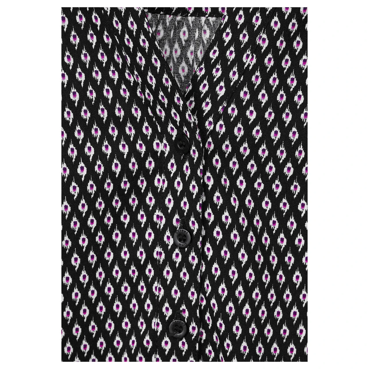 Street One Damen Langarm Bluse Bamika Black Printed 7 Street One Damen Langarm Bluse Bamika Black Printed – Bild 5