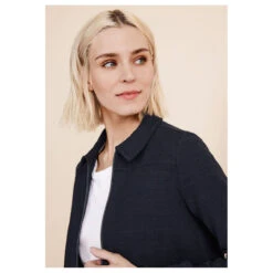 Street One Damen Shirtjacke Deep Blue -Wellensteyn Shop street one fine structure uni jack strickjacke blau 11238 model detail