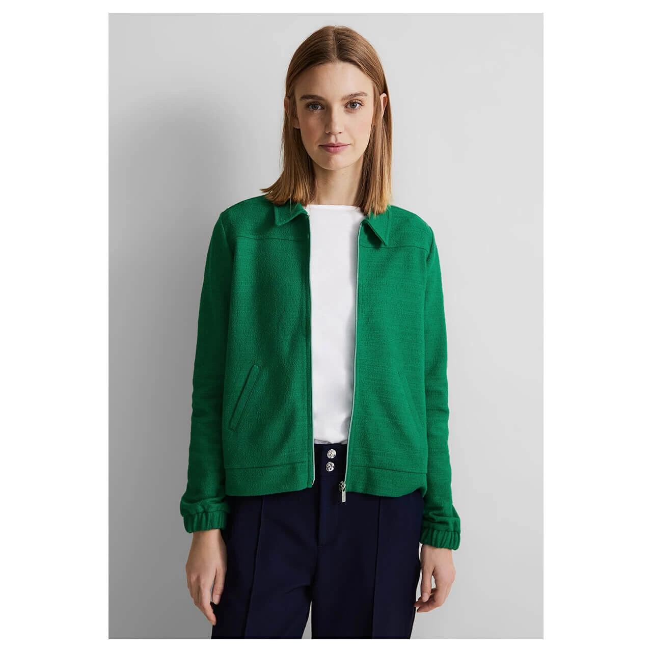 Street One Damen Shirtjacke Fresh Green 4 Street One Damen Shirtjacke Fresh Green – Bild 2