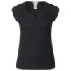 Street One Damen T-Shirt Ada Black -Wellensteyn Shop street one heart shape style ada v shirt schwarz 10001