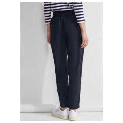 Street One Bonny Ankle Hose Deep Blue -Wellensteyn Shop street one jeans bonny viscose solid blau 11238 model hinten