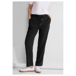 Street One Bonny Ankle Hose Black -Wellensteyn Shop street one jeans bonny viscose solid schwarz 10001 model vorne