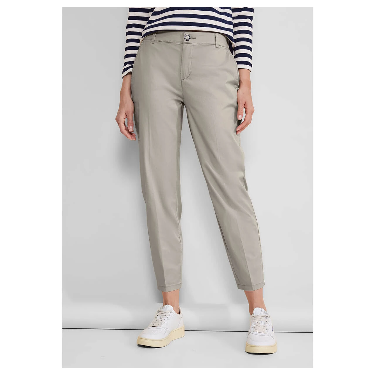 Street One Damen Ankle Chinohose Dolomite Stone 5 Street One Damen Ankle Chinohose Dolomite Stone – Bild 3