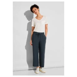 Street One Emee Wide Leg 7/8 Hose Cool Vintage Green 14 Street One Emee Wide Leg 7/8 Hose Cool Vintage Green -Wellensteyn Shop street one jeans emee solid wide leg gruen 13825 model