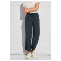 Street One Emee Wide Leg 7/8 Hose Cool Vintage Green 12 Street One Emee Wide Leg 7/8 Hose Cool Vintage Green -Wellensteyn Shop street one jeans emee solid wide leg gruen 13825 model vorne