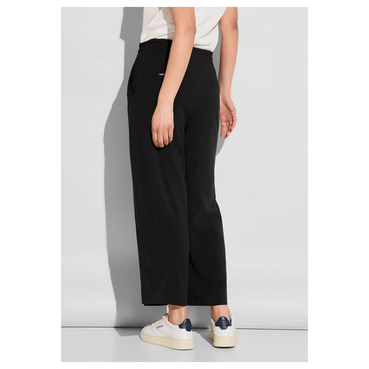 Street One Emee Wide Leg 7/8 Hose Black 6 Street One Emee Wide Leg 7/8 Hose Black – Bild 4