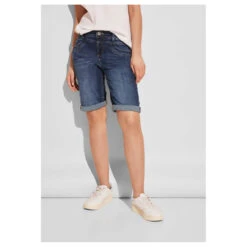 Street One Jane Jeans Bermuda Blue Washed Soft 17 Street One Jane Jeans Bermuda Blue Washed Soft -Wellensteyn Shop street one jeans jane bermuda blau 15701 model vorne